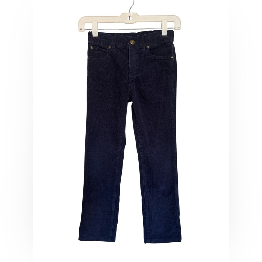 Janie and Jack Navy Corduroy Trousers